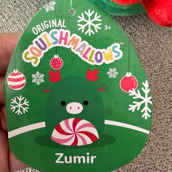 Nwt  Squishmallow 8" Zumir the Peppermint Reindeer Moose - Picture 4 of 5